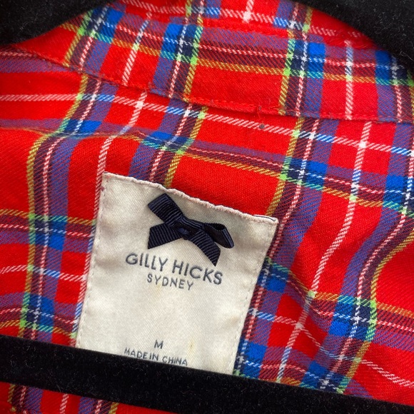 HOLLISTER Gilly Hicks Flannel Shirt size Medium - Picture 3 of 5